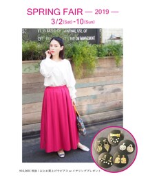 🌸SPRING FAIR🍡 | ¥16000(税抜)以上お買い上げでノベルティプレゼント☘(その他)