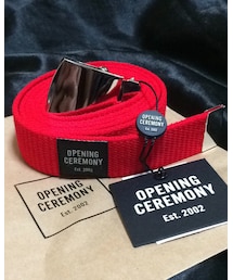 OPENING CEREMONY | ベルト