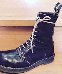 Dr. Martens | ホワイト社 ドクターマーチン スチールトゥ 10ホール  イングランド ブラック(ブーツ)