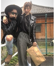 ﾗｲﾀﾞｰｽ着たらｶｯｺつける2人…💧(笑) | その他