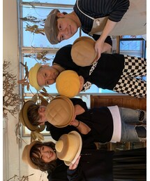 ケントさんと4人で🎵 | 売り物のをかぶる迷惑3人組｡笑(ハット)