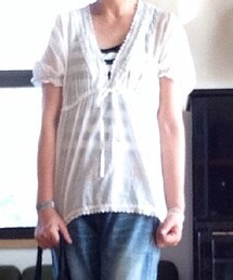 TSUMORI CHISATO | TSUMORI CHISATO
ドクロレース ブラウス(シャツ/ブラウス)