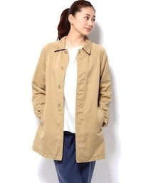 JOURNAL STANDARD relume | JOURNAL STANDARD relume/コットンリネンツイルステンカラーコート
(ステンカラーコート)