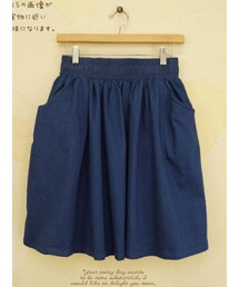  | *cawaii×French*   南仏から届いた鮮やかなブルーに染まるカジュアルなスカート(デニムスカート)