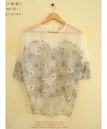 *cawaii×French*  芸術の都で見つけた画家たちのスケッチのようなプリントトップス(シャツ/ブラウス)