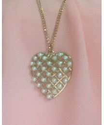 no brand | ハートのパールネックレス♡(ネックレス)