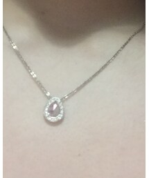 FOREVER 21 | ストーンがパープルぽい短めネックレス♡(ネックレス)