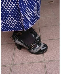 axes femme | 着こなしに合わせてちょっとゴツめ。この靴に着物を合わせるとは思ってなかったけど、結構ありだな！と思った。(シューズ)