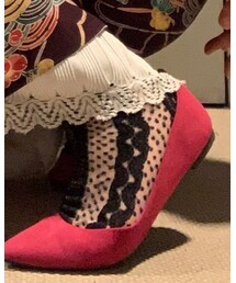 tutuanna | 買ったはいいけど履かないまま眠っていた靴下。やっぱり着物の方が派手なものを使う。(ソックス/靴下)