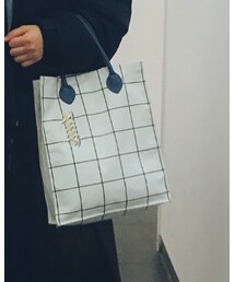 ゆりっぱストライプ | トートバッグ