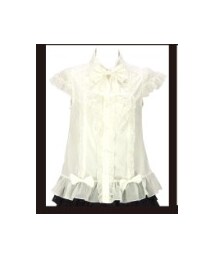 ALGONQUINS | フリルスリーブトリプルリボンブラウス(シャツ/ブラウス)