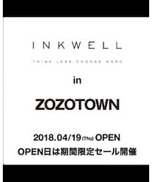 ✳️INKWELL 4/19 zozotown OPEN✳️ | その他
