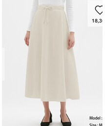 GU | ワッフルフレアロングスカート(スカート)