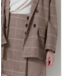 しまむら | TRチェックDテーラーJK(テーラードジャケット)