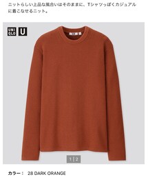 UNIQLO | リブクルーネックセーター(ニット/セーター)
