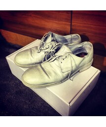 GUIDI | 短靴　ダーティーホワイト　カンガルーレザー(ドレスシューズ)