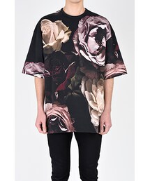 LAD MUSICIAN | SUPER BIG T-SHIRT「花柄」(Tシャツ/カットソー)