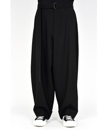 LAD MUSICIAN | BELTED WIDE PANTS (スラックス)