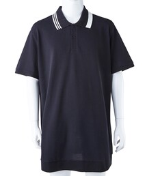 DRESSEDUNDRESSED | SPLIT COLLAR XXL LONG POLO SHIRT(ポロシャツ)