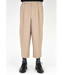 LAD MUSICIAN | 2TUCK WIDE CROPPED SLACKS(スラックス)