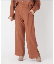 OPAQUE.CLIP | ツイルワイドパンツ(スラックス)