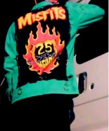 no brand | リメイク（misfits）(デニムジャケット)