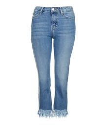 TOPSHOP | MOTO Fringe Hem Flared Jeans(デニムパンツ)