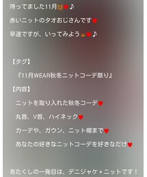 11月WEAR秋冬ニットコーデ祭り | 福袋/福箱
