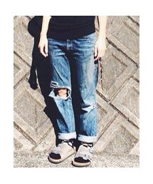 傳 tutaee | 膝、破れてもーた(デニムパンツ)