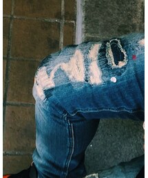 why | デニムパンツ