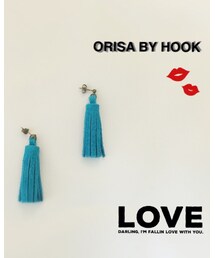 ハンドメイド ORISA BY HOOK 💋💋 | ピアス（両耳用）