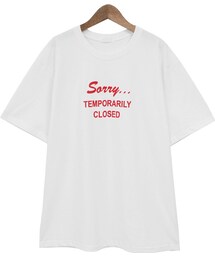 Dailyabout | レタリングプリント半袖Tシャツ(Tシャツ/カットソー)
