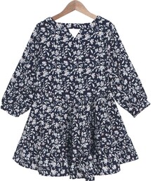 Dailyabout | スクエアネック8分袖フレアワンピース(ワンピース)