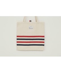 Dailyabout | ストライプコットンショルダーバッグ(エコバッグ/サブバッグ)