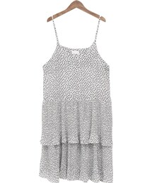 Dailyabout | ドットシフォンティアードロングワンピース(ワンピース)