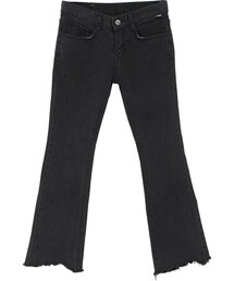 Dailyabout | スカラップ裾ダークブルーブーツカットパンツ(その他パンツ)