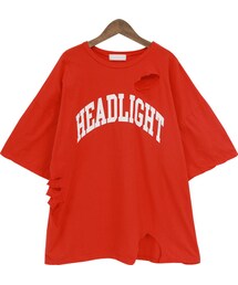 Dailyabout | ヴィンテージカットアウトポイントレタリングTシャツ(Tシャツ/カットソー)