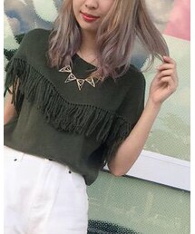 WEGO | フリンジニット(トップス)