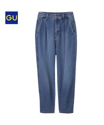 GU | ハイウエストマムジーンズ(その他パンツ)