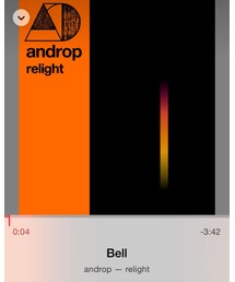 💿 本日の一曲♩ | Bell / androp(CD)