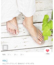 via j | サンダル