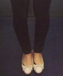 PRADA | ホワイトフラットシューズ(バレエシューズ)