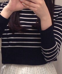 LE CIEL BLEU | ボーダートップス(Tシャツ/カットソー)