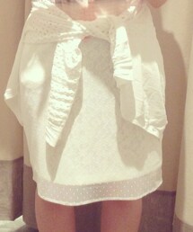 NINE | ホワイトスカート(スカート)