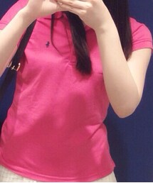 RALPH LAUREN | ピンクポロTシャツ(Tシャツ/カットソー)