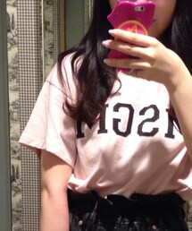 MSGM | ピンクロゴTシャツ(Tシャツ/カットソー)