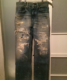 UNUSED | クラッシュデニムパンツ(デニムパンツ)