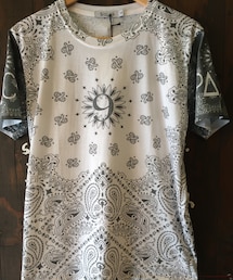 SPACE9 | 総柄ペイズリーT(Tシャツ/カットソー)