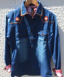 FELLOW | 刺繍デニムシャツ(シャツ/ブラウス)