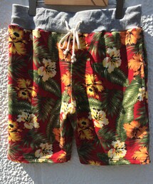 OLD SCHOOL | ボタニカル柄スウェットハーフパンツ(その他パンツ)